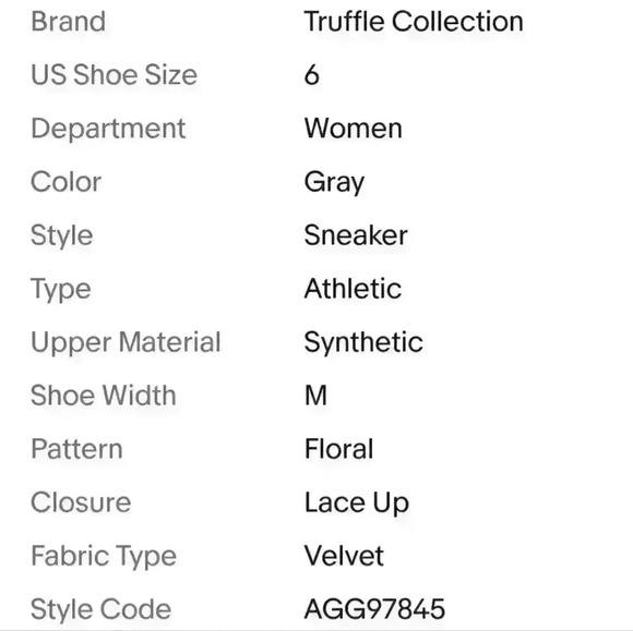 Truffle Collection by Nasty Gal Women's Ground Yourself Velvet Sneaker Shoes - Picture 7 of 7